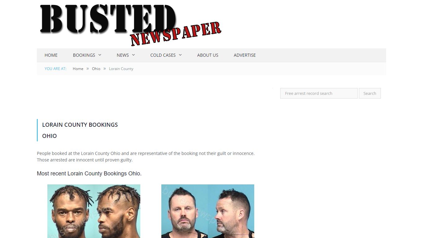 Lorain County, OH Mugshots - BUSTEDNEWSPAPER.COM